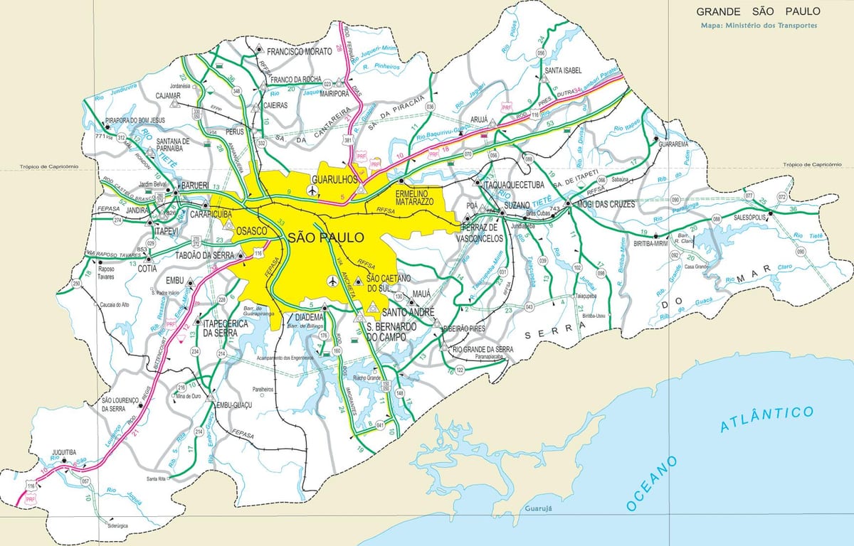 kort Sao Paulo
