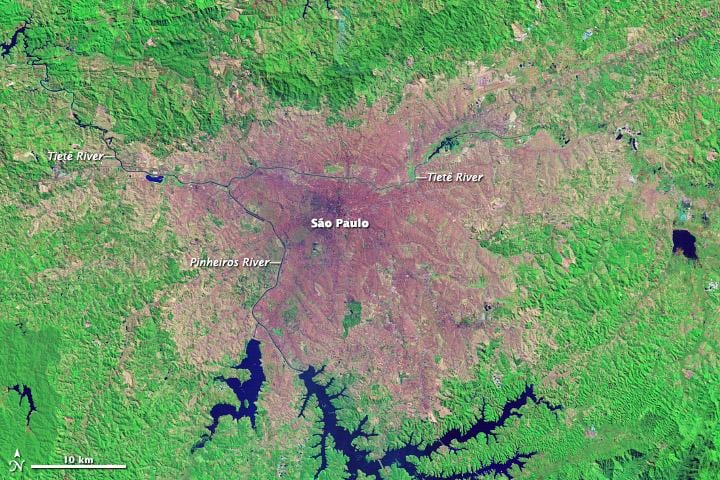 Sao Paulo landslaginu kort